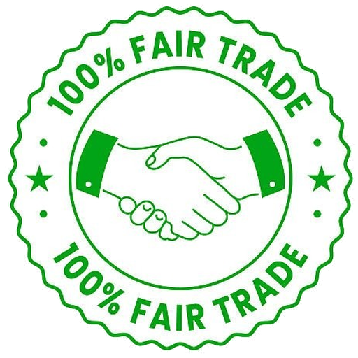 100% Certified Fair Trade Seal