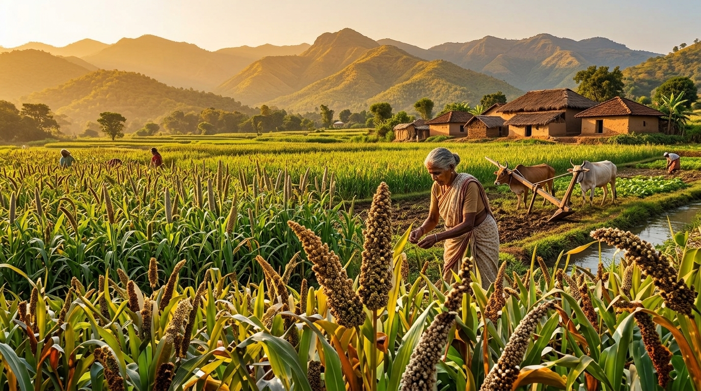 Native organic millet farming