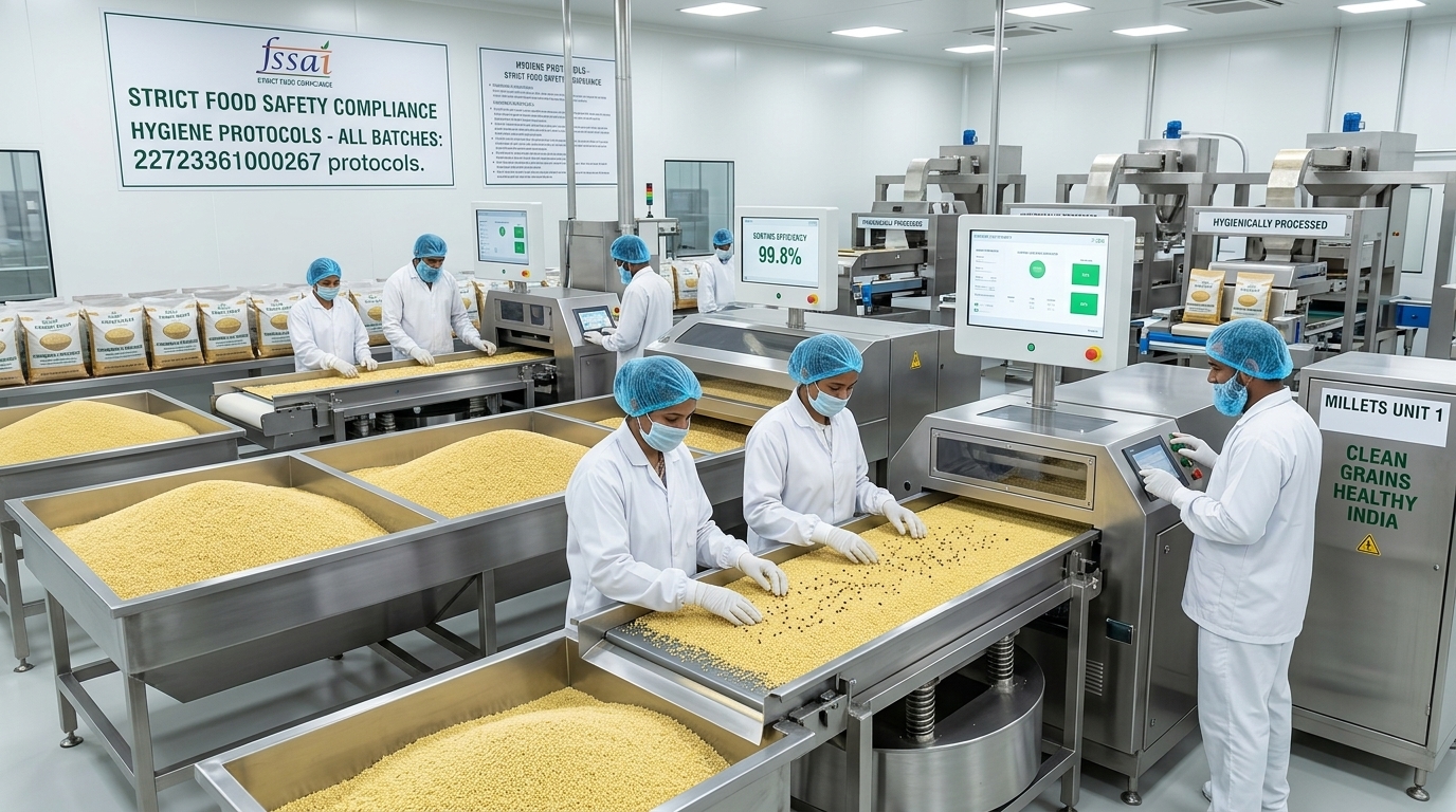 Hygienic agro-processing facility